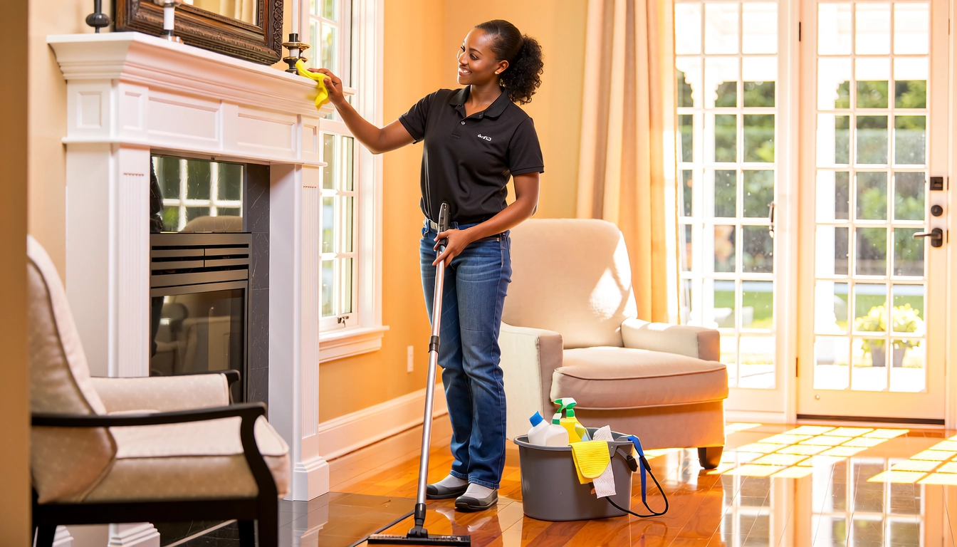 Regular cleaning service